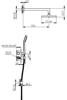 Baterie dus ingropat