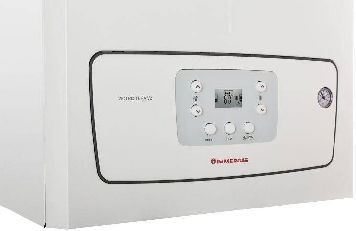 Centrala murala in condensatie IMMERGAS VICTRIX TERA 24 PLUS V2, cu schimbator din INOX - doar pentru incalzire (inclusiv kit de evacuare)