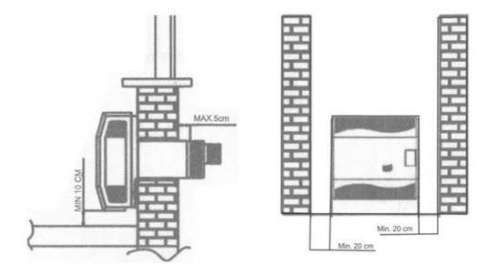 Convector pe gaz Hosseven HDU-4 VF tiraj fortat cu ventilator si camera ardere fonta 4 kW