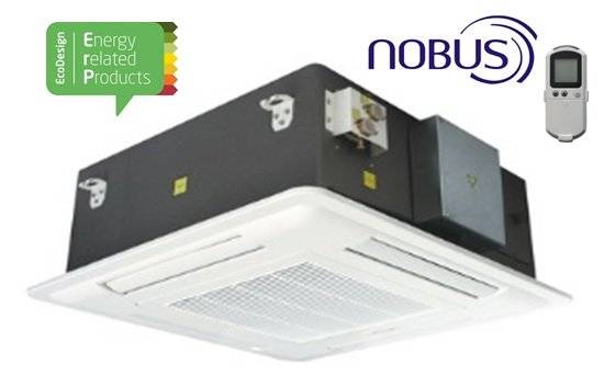 Ventiloconvector tip caseta de tavan cu 2 tevi NOBUS 4.0kW KFA-50S - cu ventilator convectional, pompa condens inclusa