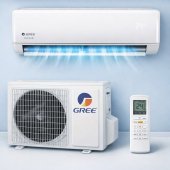 Aer conditionat Gree Pulsar GWH12AGBXB-K6DNA1A, 12000 BTU, A++/A+, Wi-Fi, Inverter, Cold Plasma+, Auto Clean, I Feel, + Kit instalare inclus