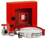 Cutie hidrant ARS LT C52 - 650X450X250 ROSIE usa cu sticla  - sistem complet