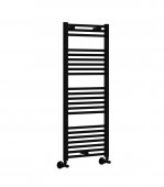Radiator de baie portprosop drept profil rotund negru YE-N 500x1200