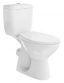 Set WC compact CERSANIT President P010 evacuare orizontala + rezervor alimentare 3/6 litri, racord 3/8