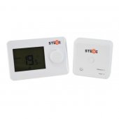 Termostat electronic pentru centrala cu LCD neprogramabil STEGE (fara fir) wireless WT100 RF