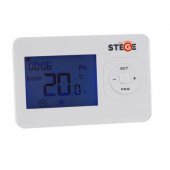 Termostat electronic pentru centrala cu LCD programabil STEGE cu fir HT200