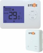 Termostat electronic pentru centrala cu LCD programabil STEGE (fara fir) wireless WT200 RF