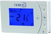 Termostat programabil cu LCD pentru ventiloconvectoare 2/4 tevi, 3 trepte de turatie, ON/OFF, Vara/Iarna, regim AUTO - NOBUS FC-02