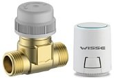 Vana cu 2 cai 1/2'' WISSE, cu servomotor 230V - pentru ventiloconvectoare 