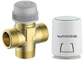 Vana cu 3 cai 1/2'' WISSE, cu servomotor 230V - pentru ventiloconvectoare